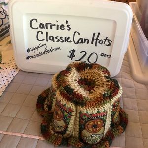 Beer Can Hat Handmade from Local New Mexico Brewery La Cumbre cans one size